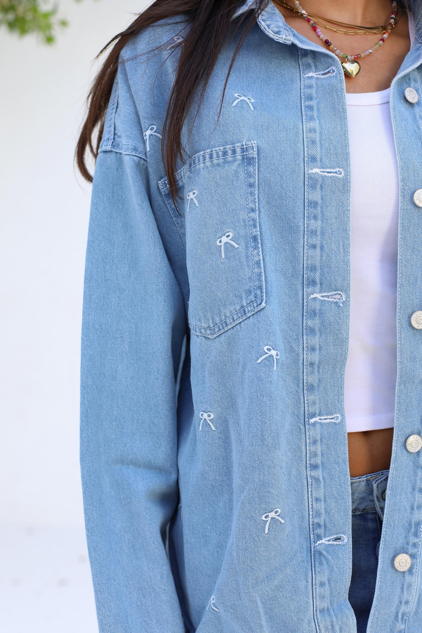 The Bow Denim Jacket