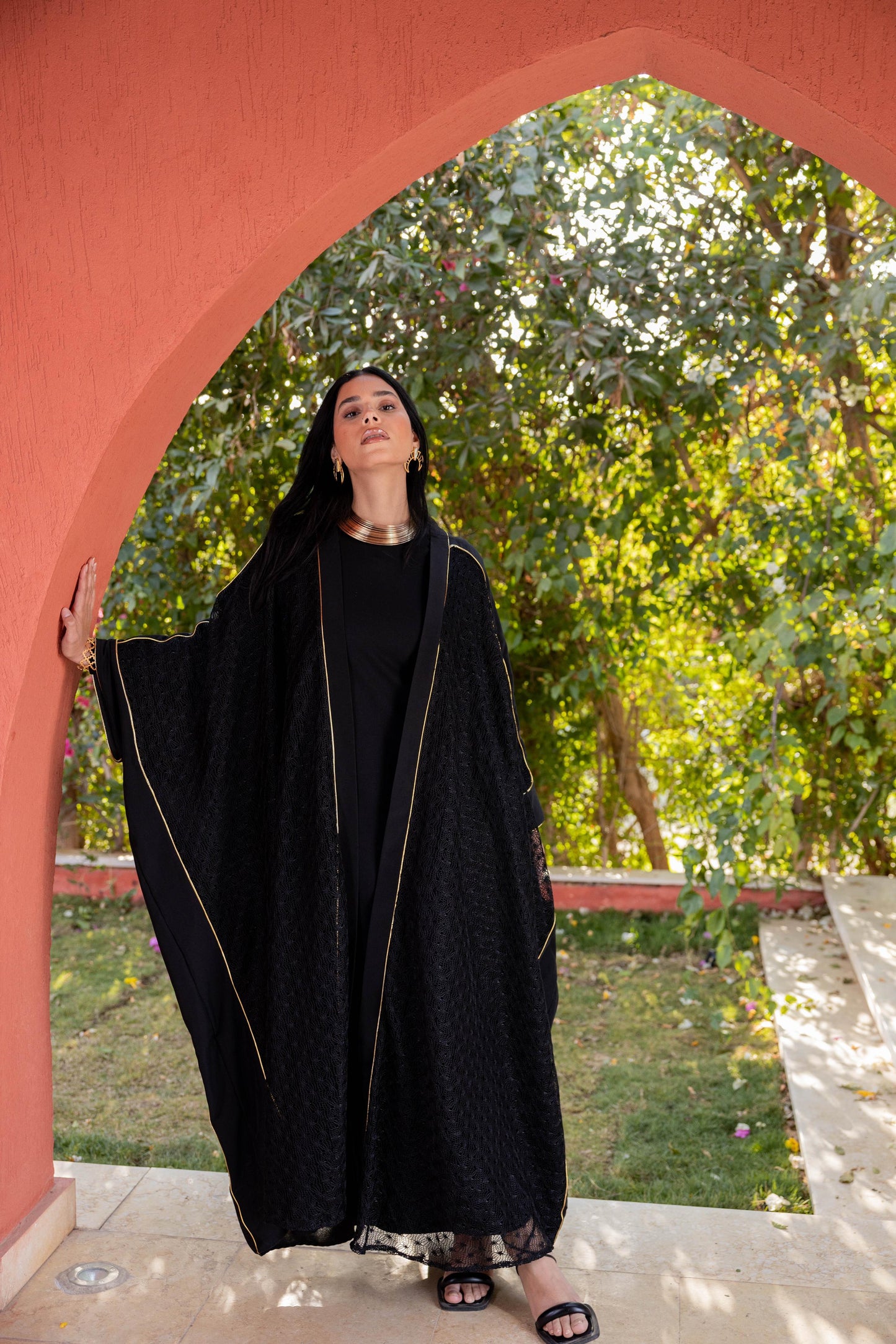 Arabian Black Kaftan