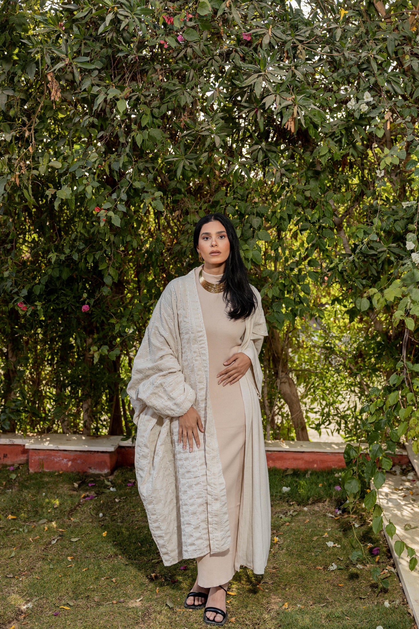 Romany Kaftan- embroidered -2 Gold
