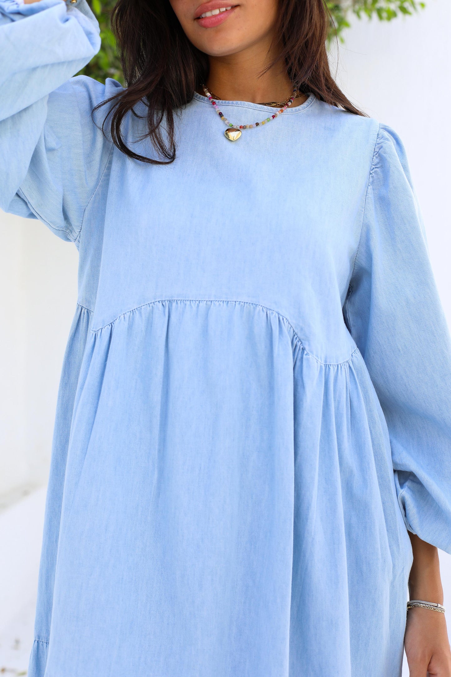 Sky Breeze Denim Dress