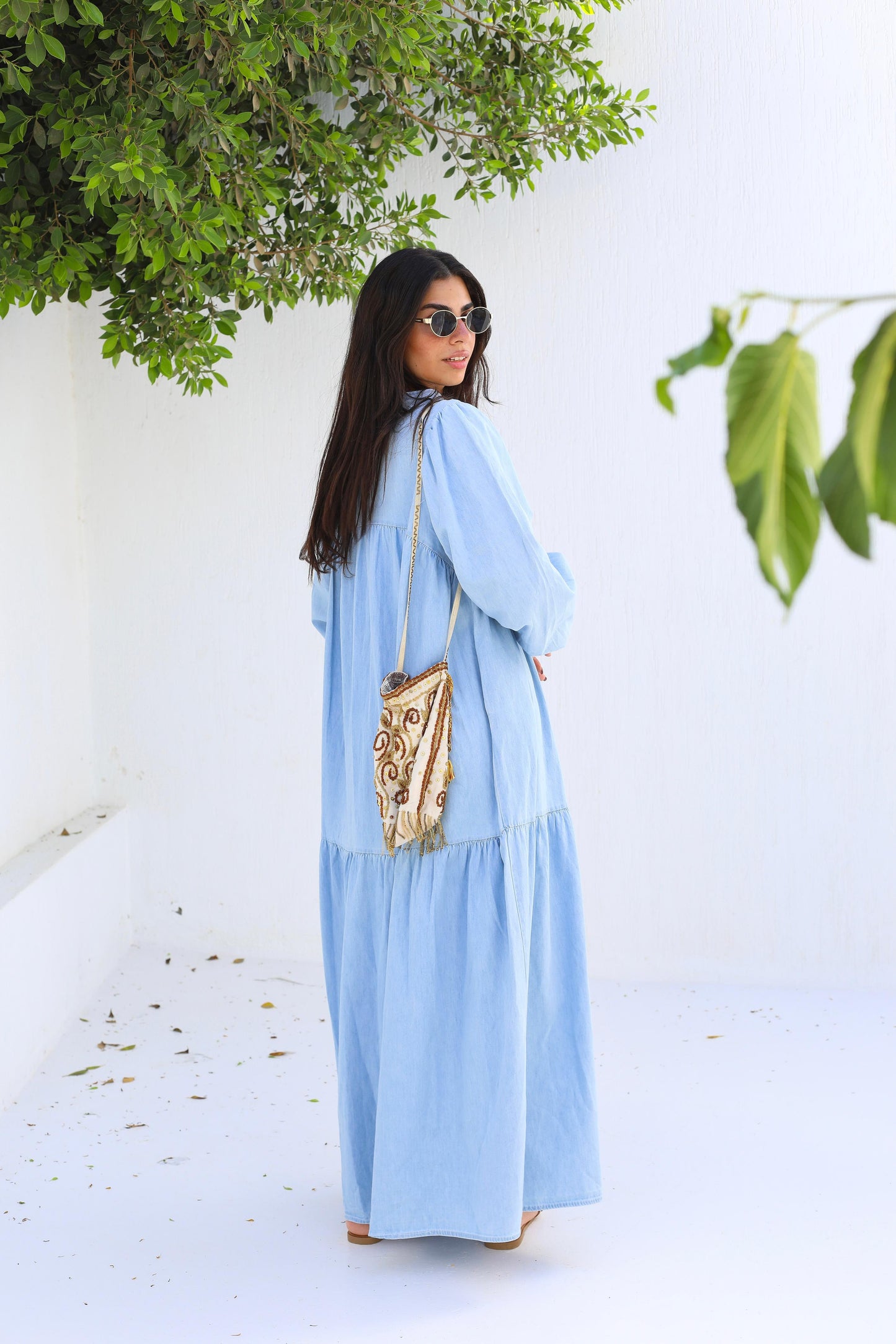 Sky Breeze Denim Dress