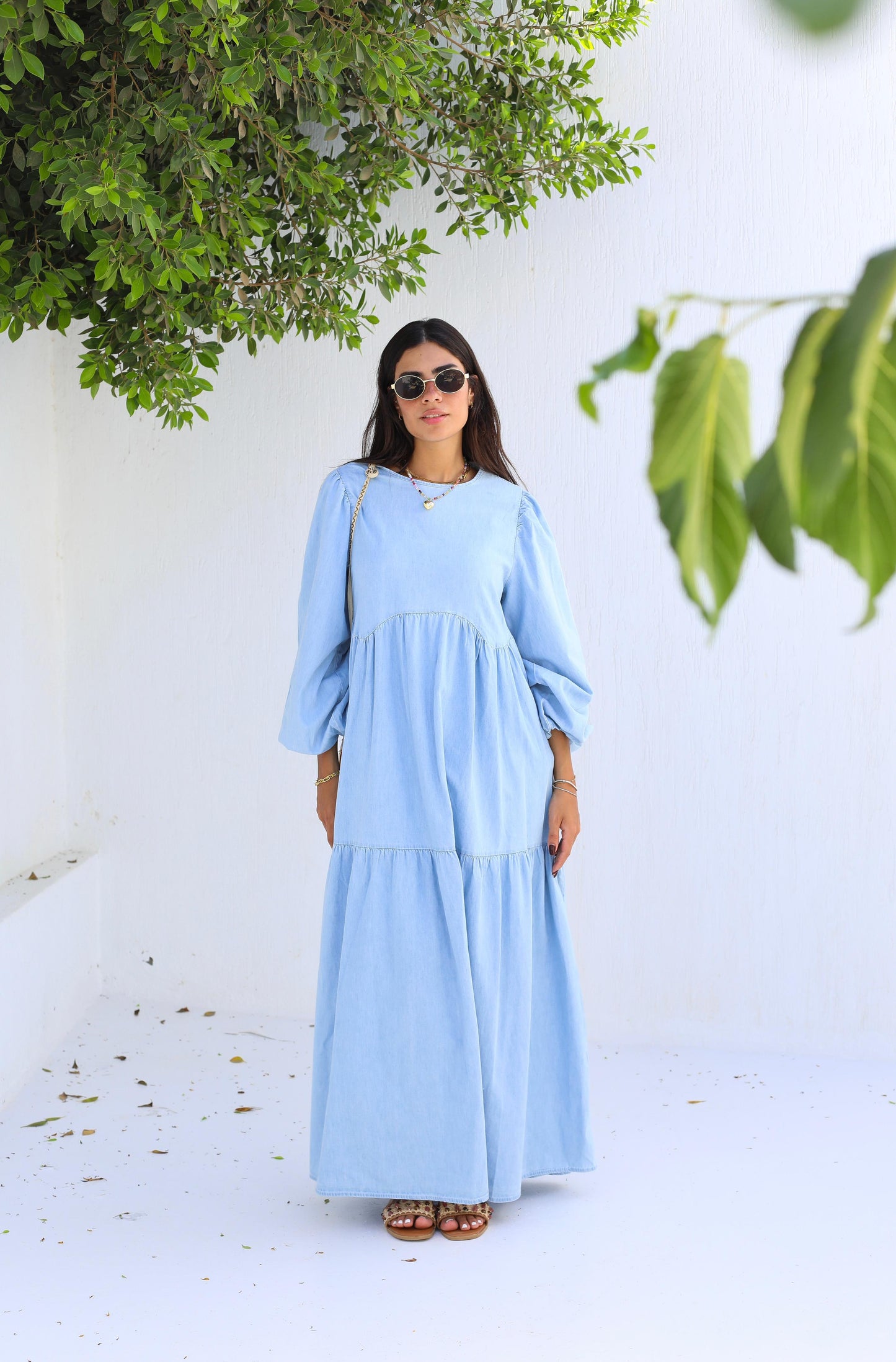 Sky Breeze Denim Dress