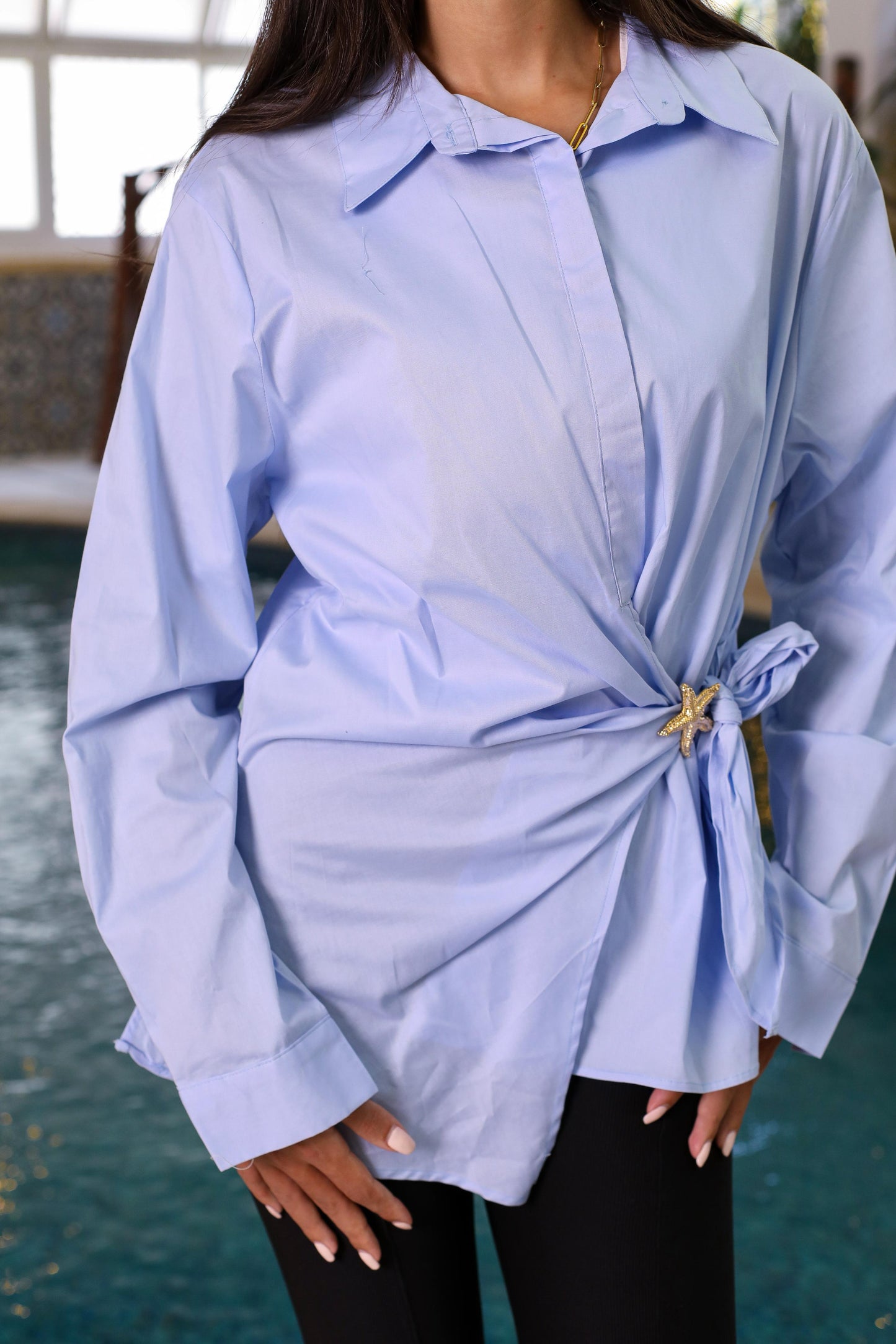 Seashell Poplin Shirt