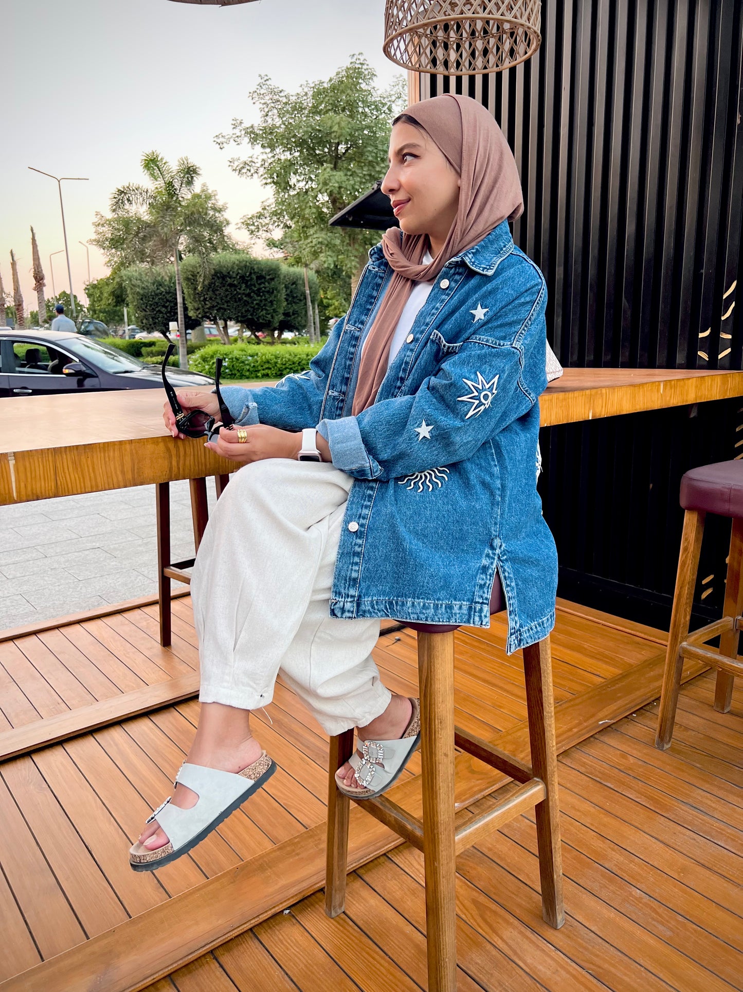 The star denim jacket