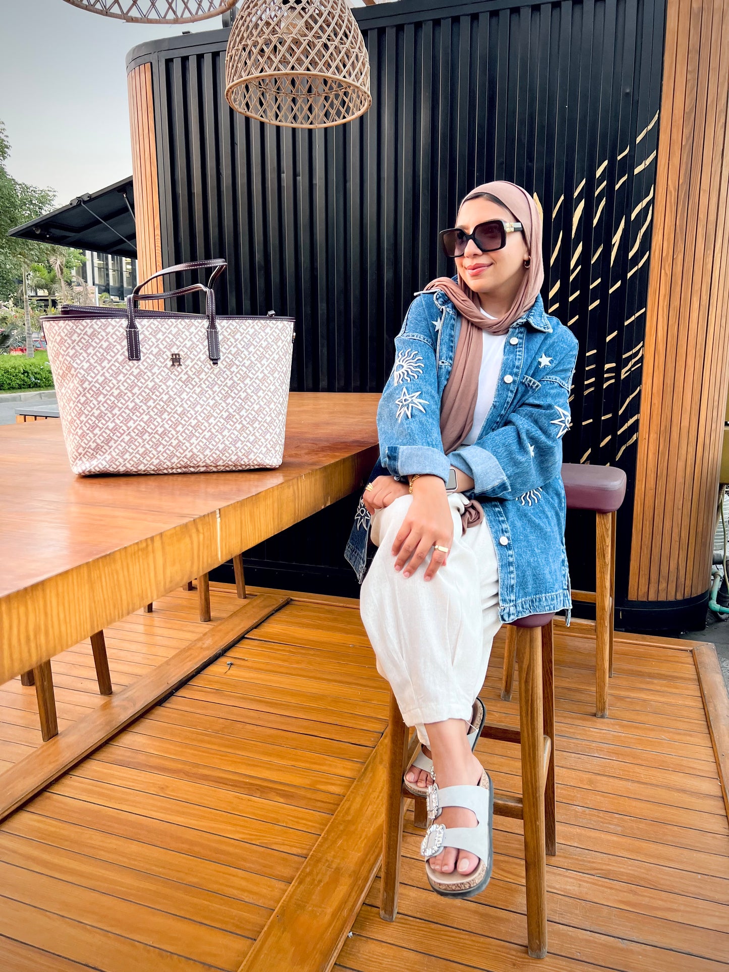 The star denim jacket