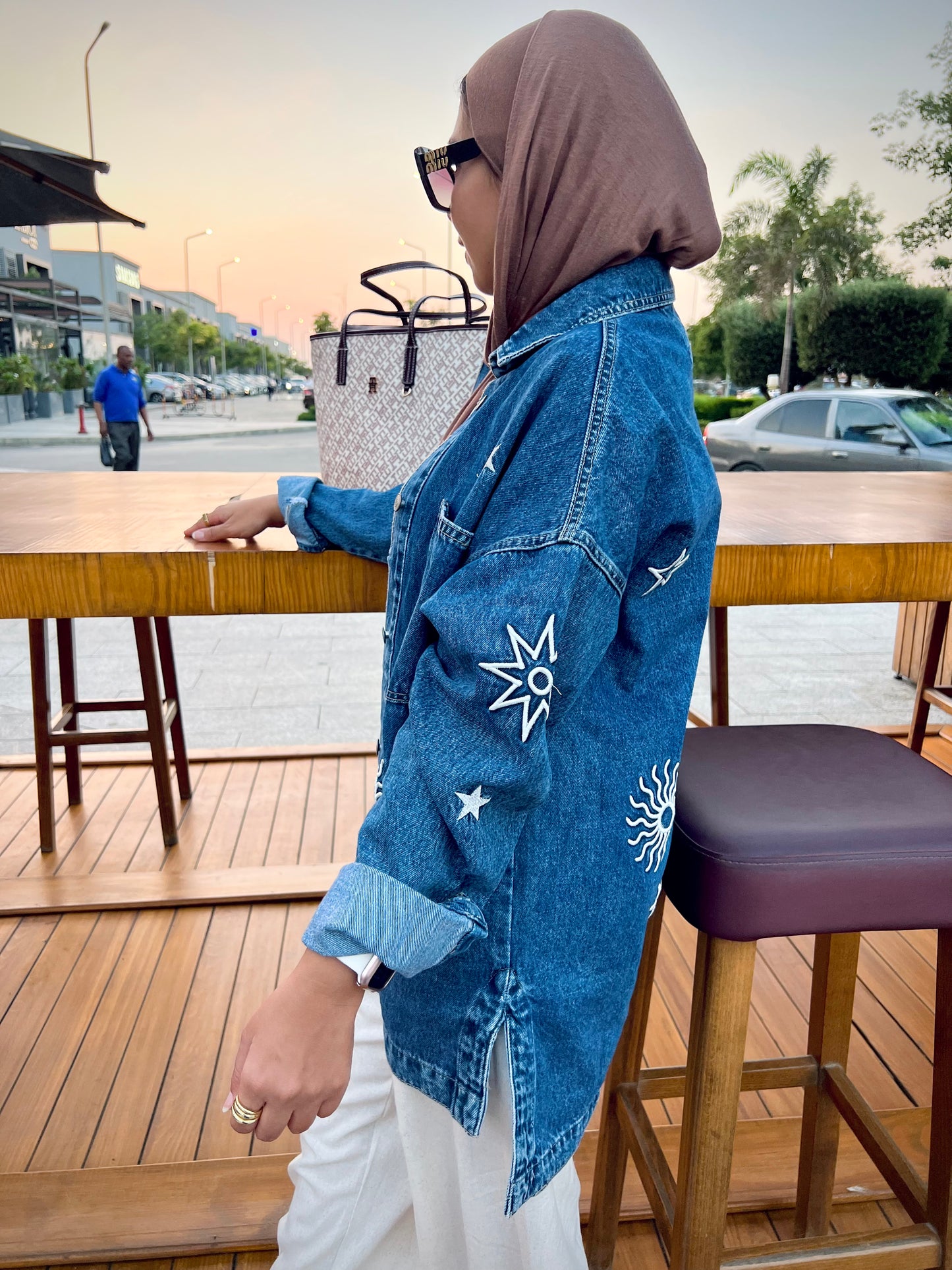 The star denim jacket