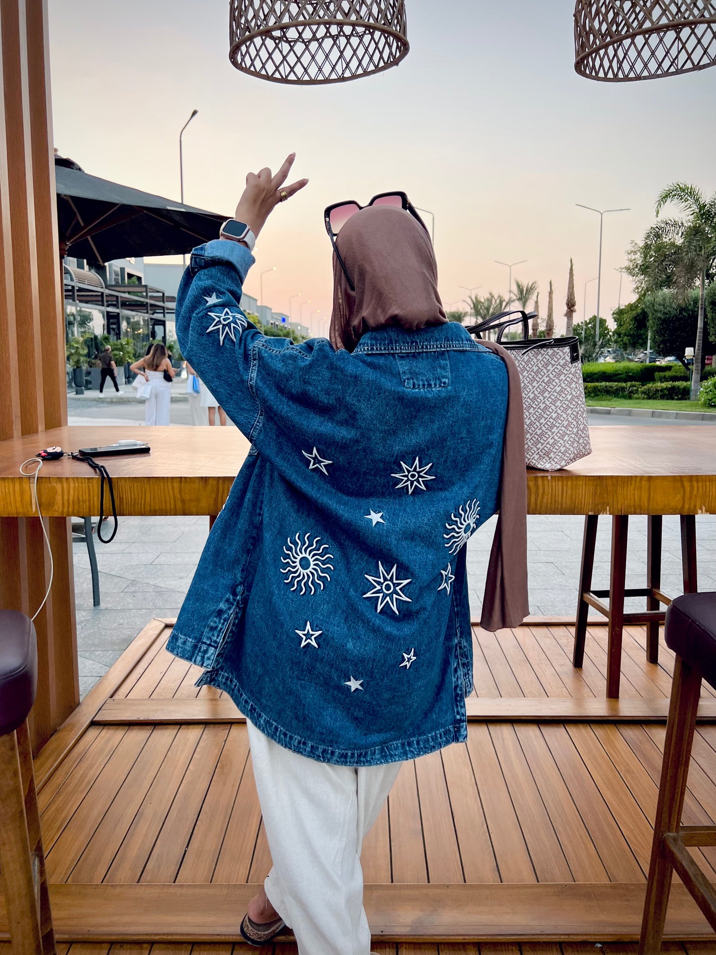 The star denim jacket