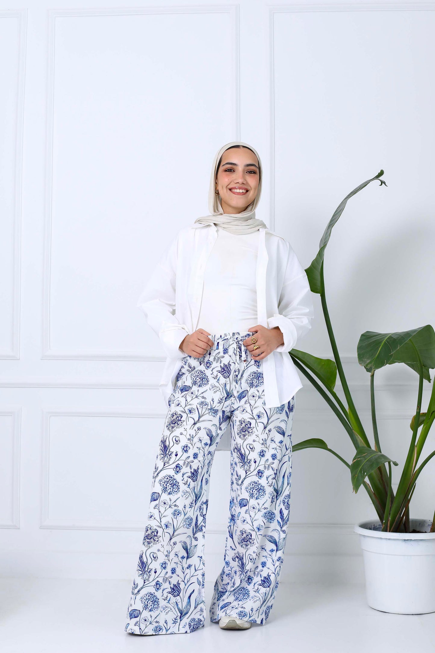 Printed Relaxed Pants