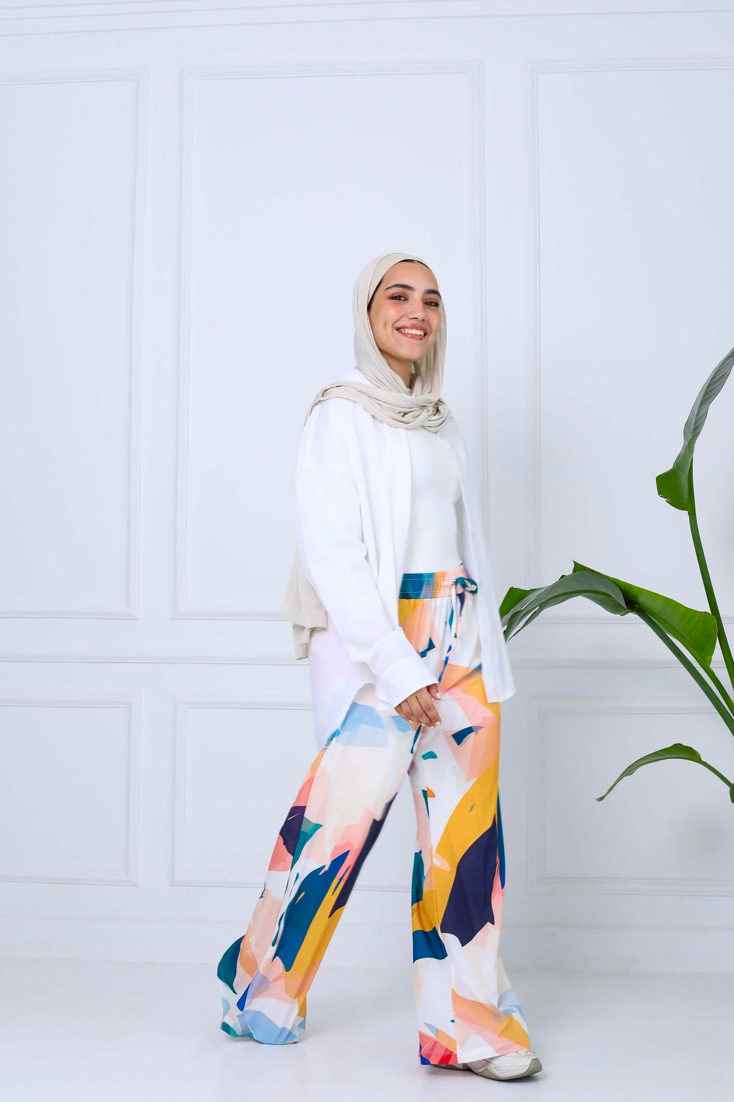Printed Relaxed Pants
