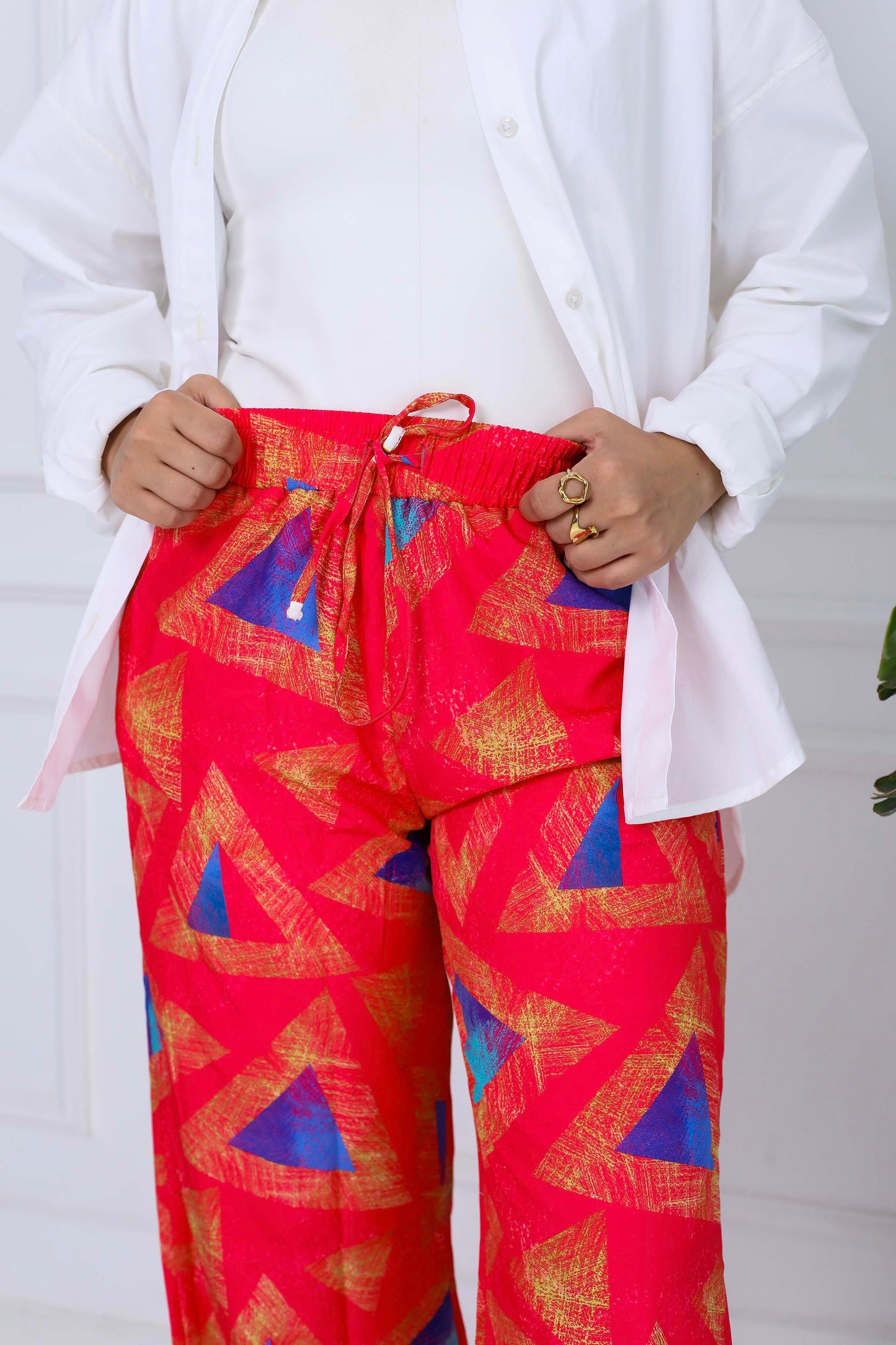 Printed Relaxed Pants