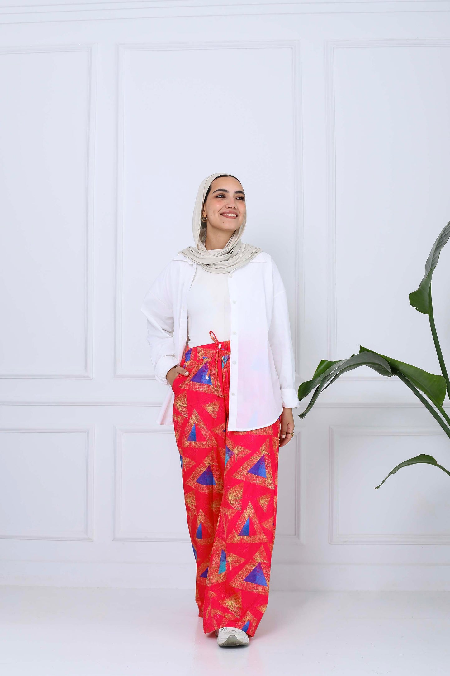 Printed Relaxed Pants