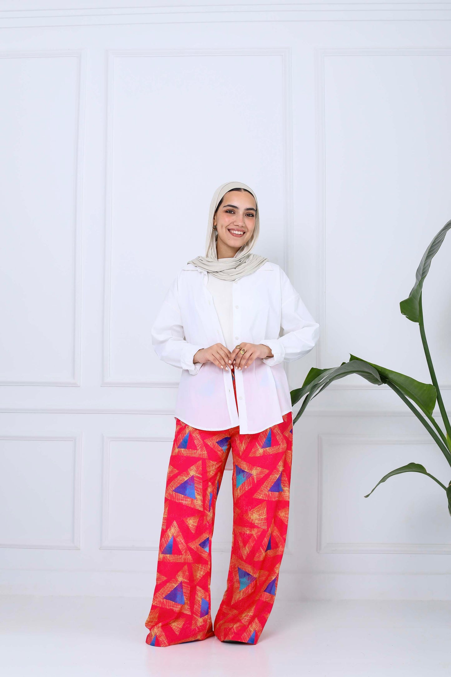 Printed Relaxed Pants