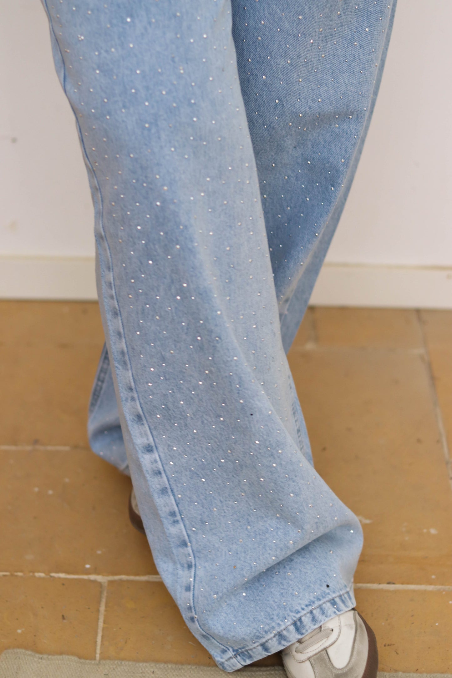 Sparkle Denim Pants