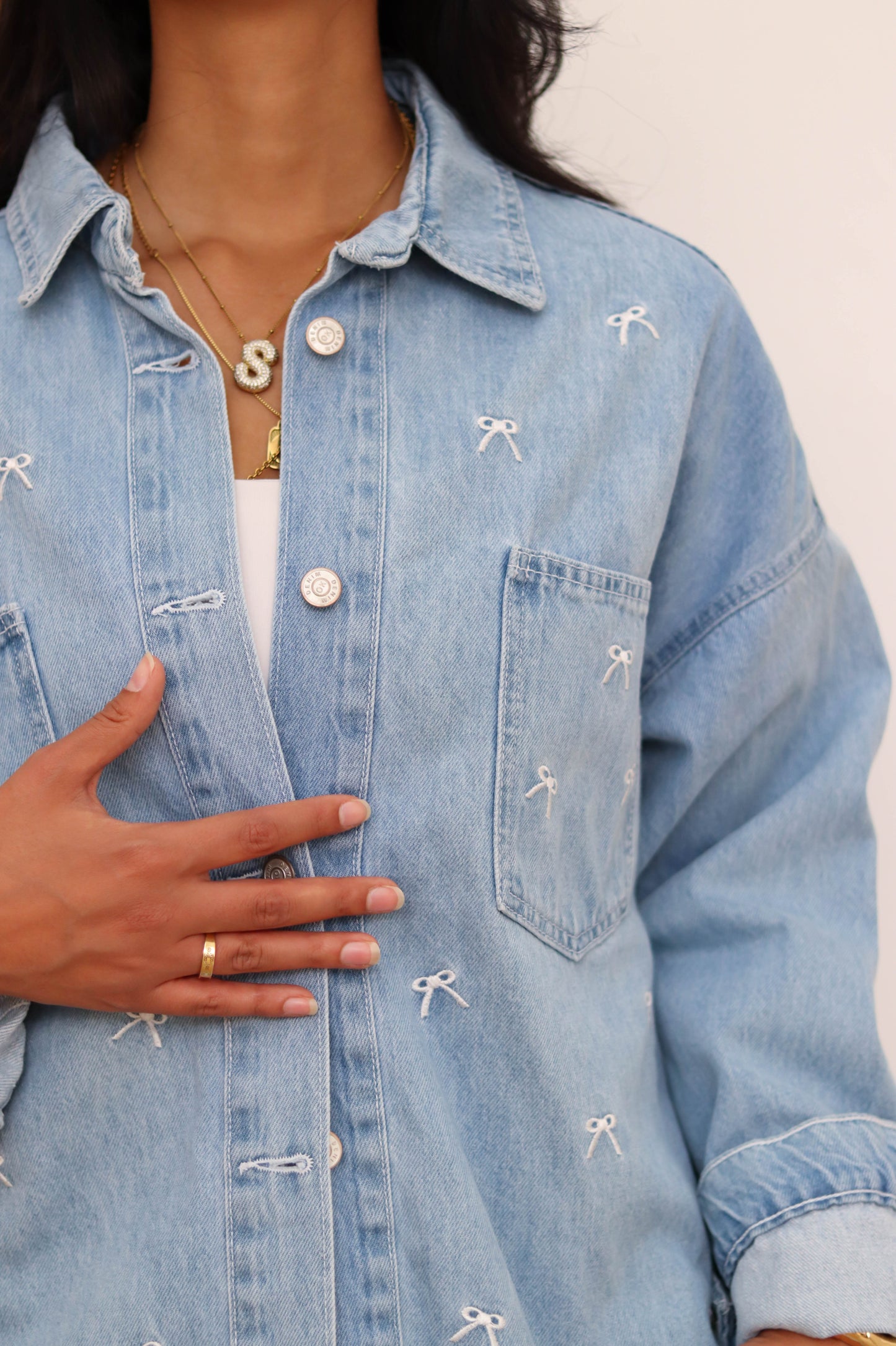 The Bow Denim Jacket
