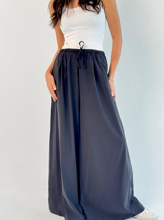 To-Go Wide Leg Pants- Black