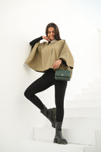 Flare blouse - Olive