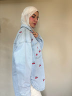 Cherry Whisper Denim Jacket 🍒