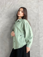 Ease Summer Oversized Jacket-Mint