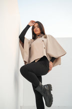 Flare blouse -Beige