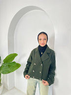 To Go Coat-olive