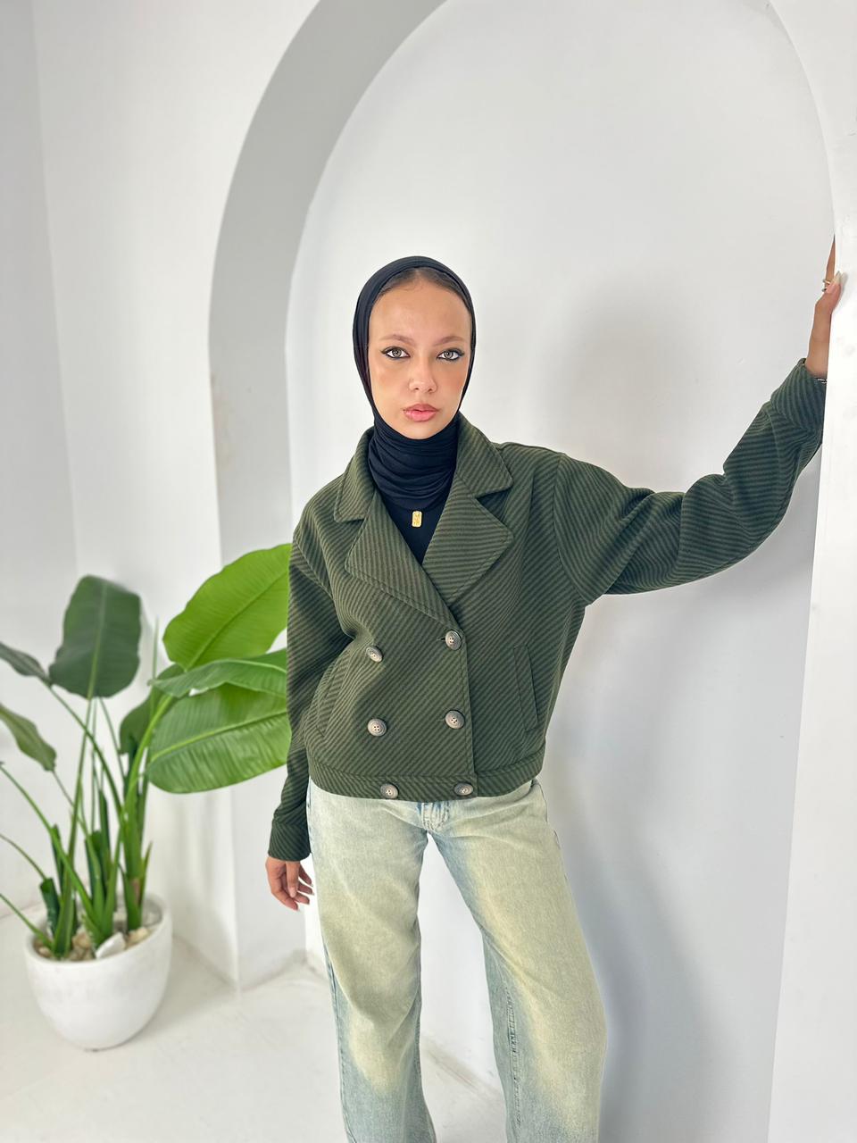 To Go Coat-olive