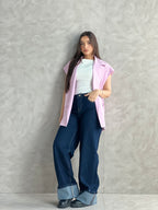 Wrap Vest-Lavender
