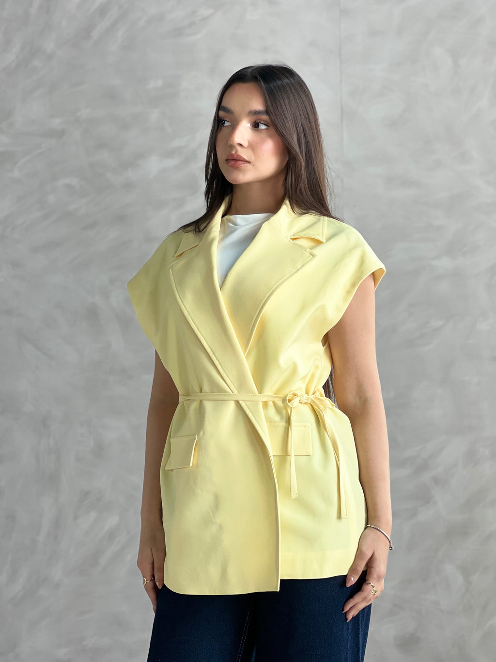 Wrap Vest-Yellow