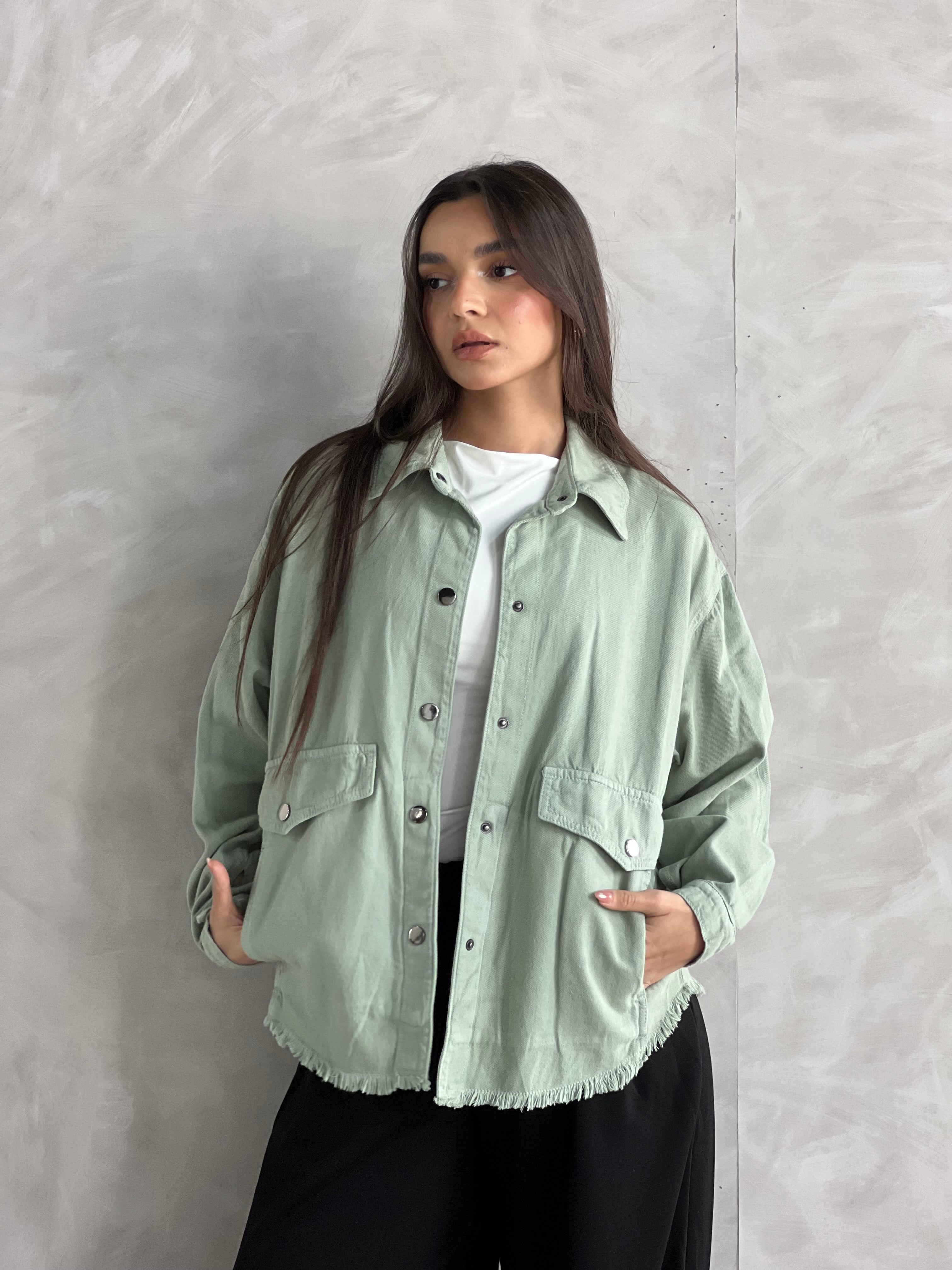 Ease Summer Oversized Jacket-Mint