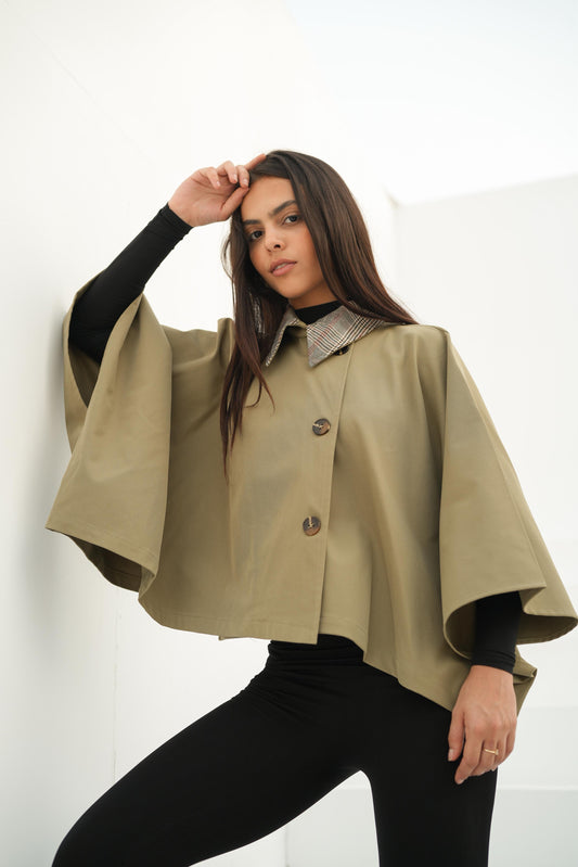 Autumn Flare Jacket - Olive
