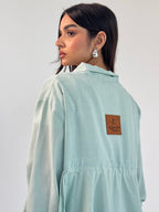 Fingers Linen Kimono- Mint