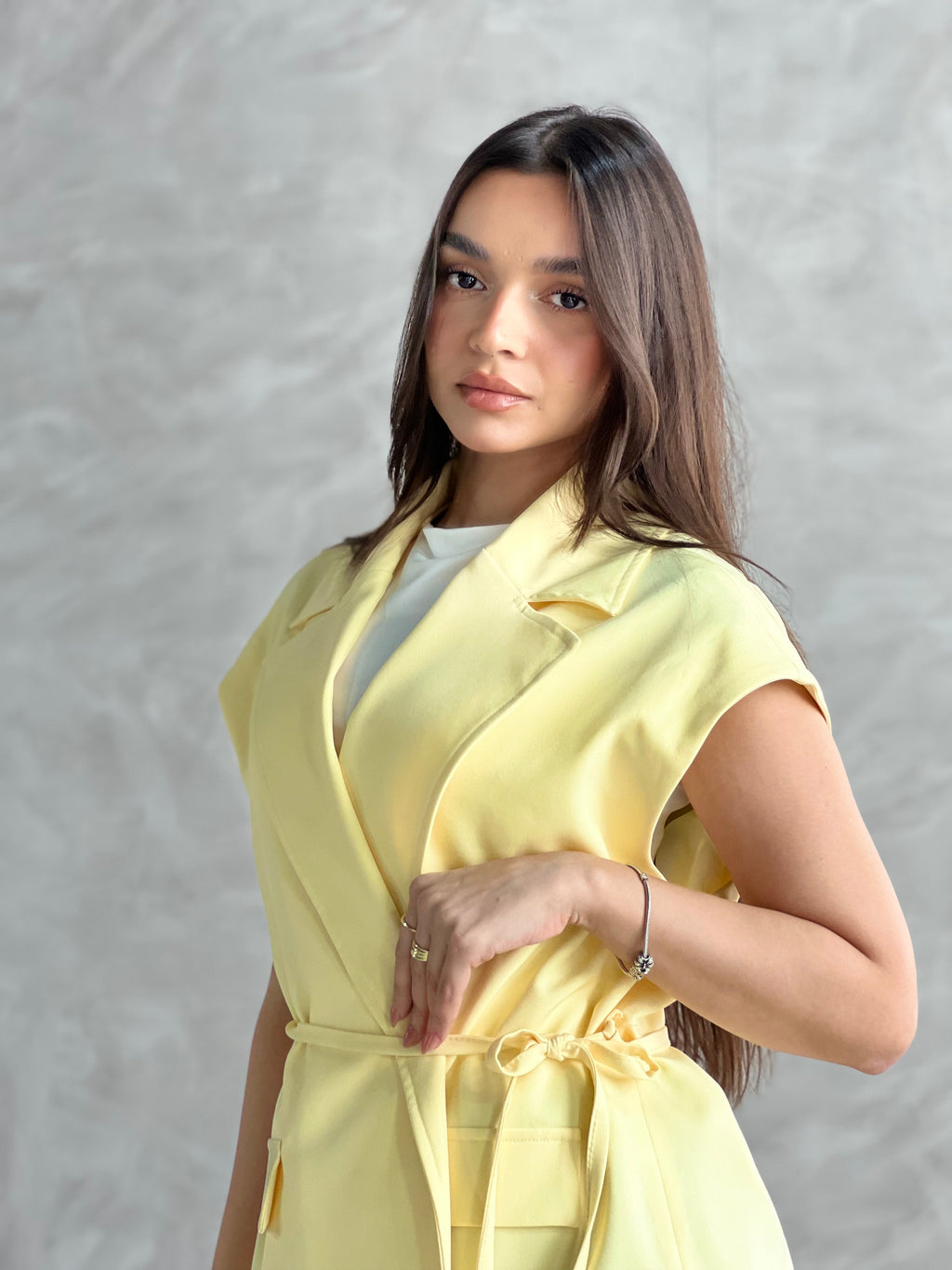 Wrap Vest-Yellow
