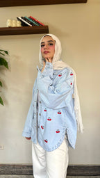 Cherry Whisper Denim Jacket 🍒