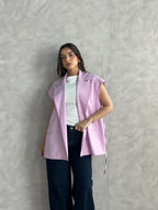 Wrap Vest-Lavender