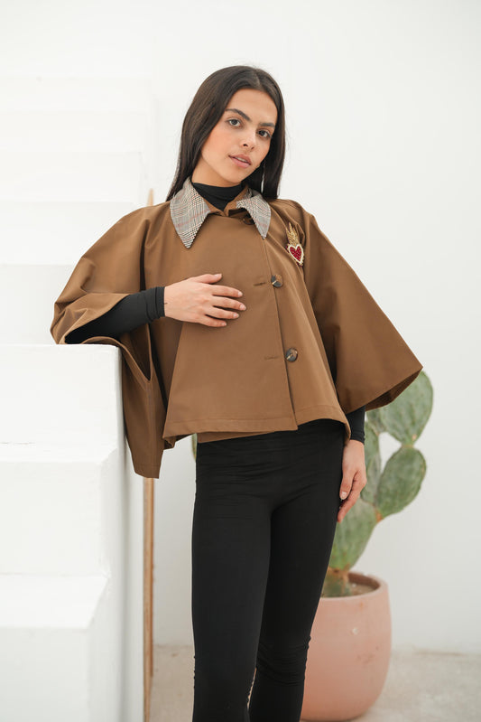 Autumn Flare Jacket - Brown