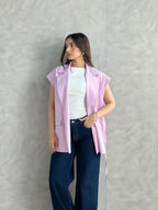Wrap Vest-Lavender