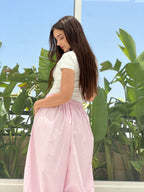 Oversized Balloon Pants-Pink