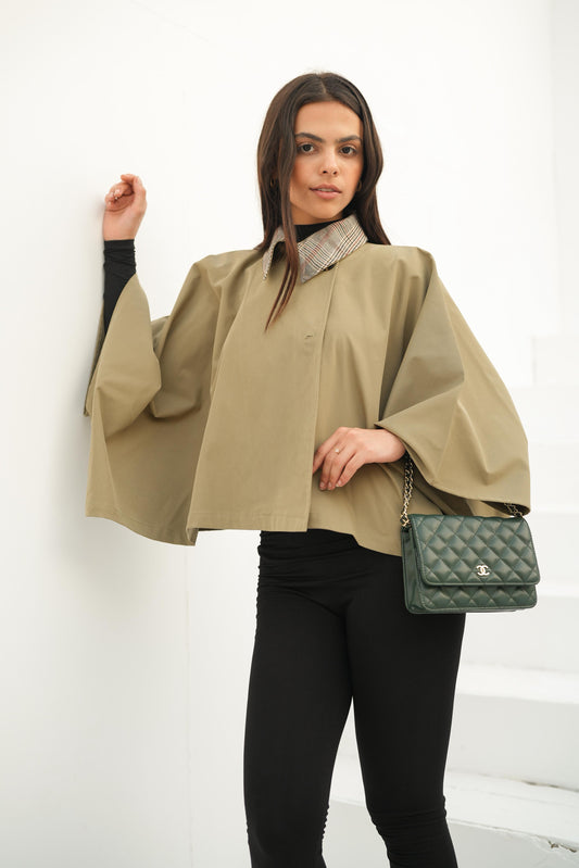Autumn Flare Jacket - Olive