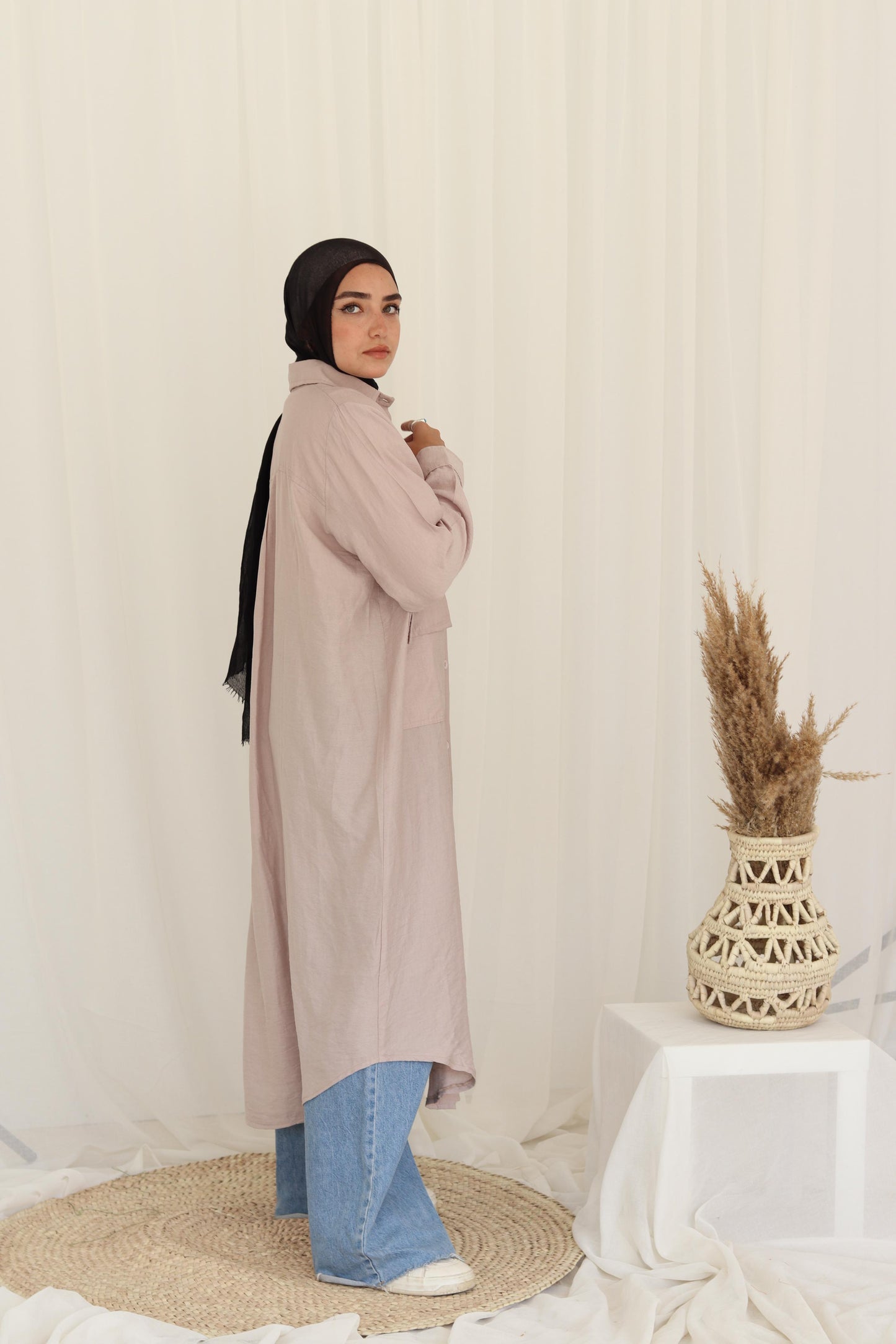 Kimono shirt long -free size