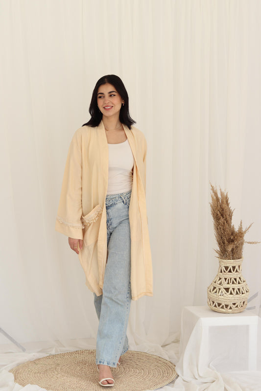 Biege kimono free size