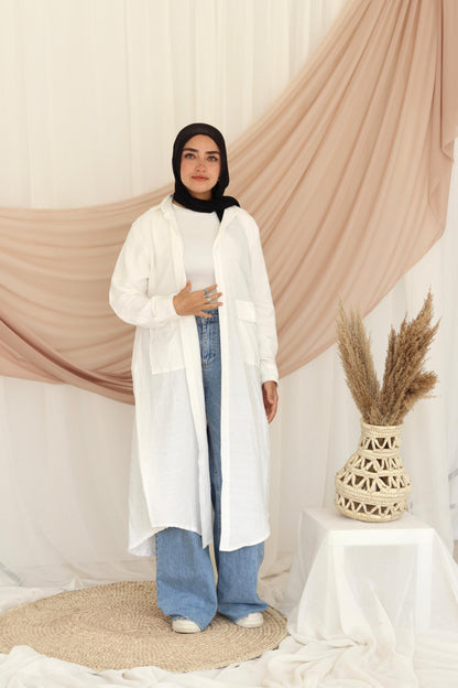 Kimono shirt long -free size