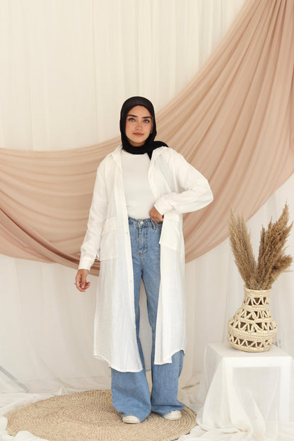 Kimono shirt long -free size