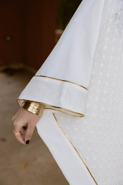 Arabian White Kaftan free size