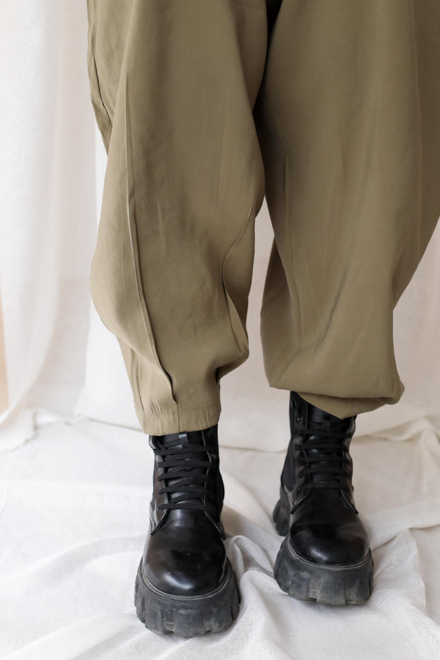 Minimalist Luxe Relaxed Set-oversized- Olive