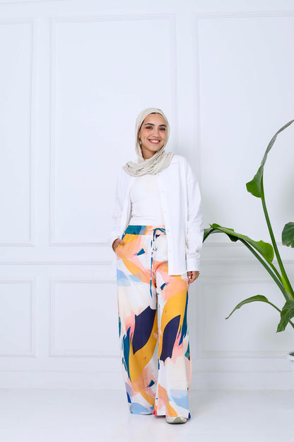 Printed Relaxed Pants