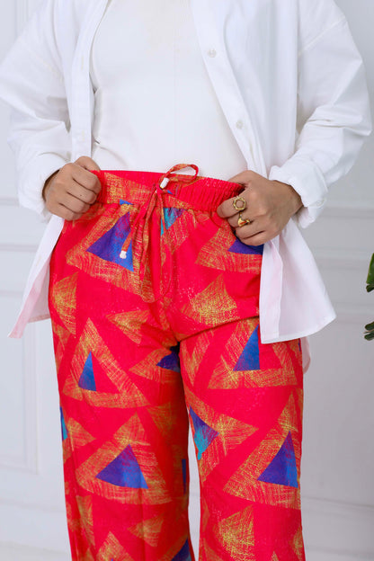 Printed Relaxed Pants