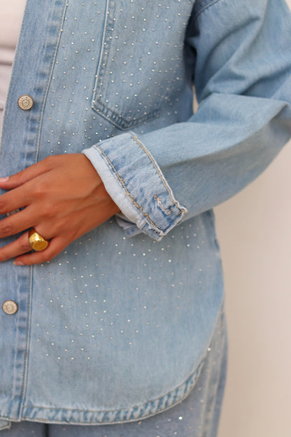 Sparkle Denim jacket