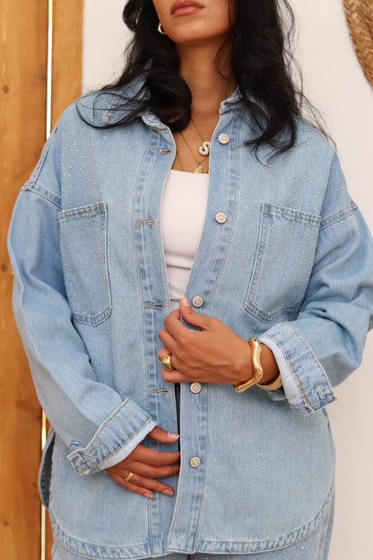 Sparkle Denim jacket