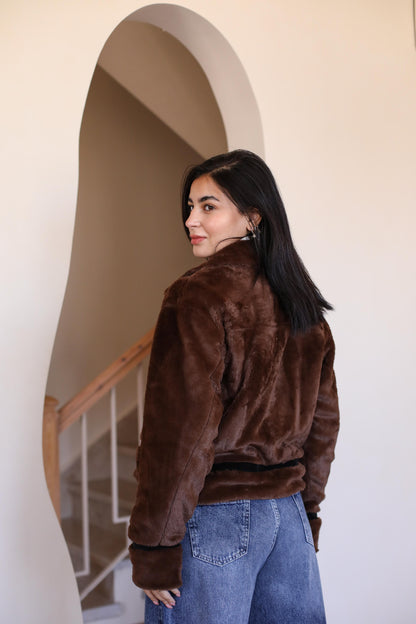 Fur padded jacket