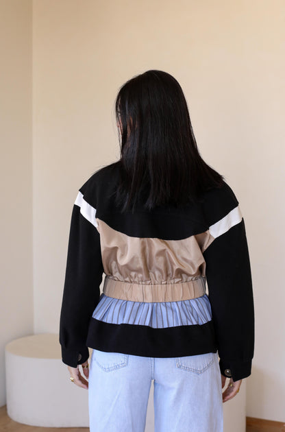 Wool mixed jacket