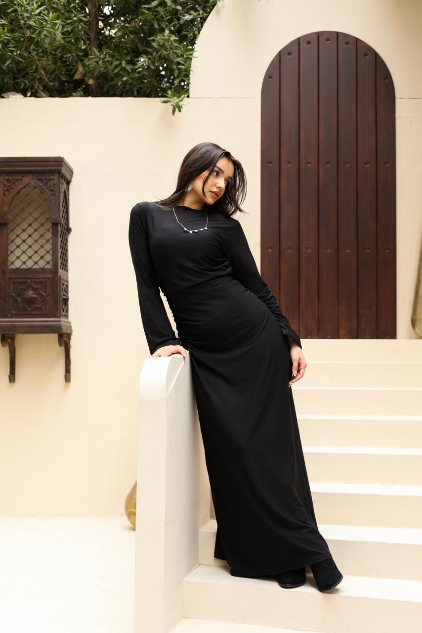 Layali Definition Dress-Black
